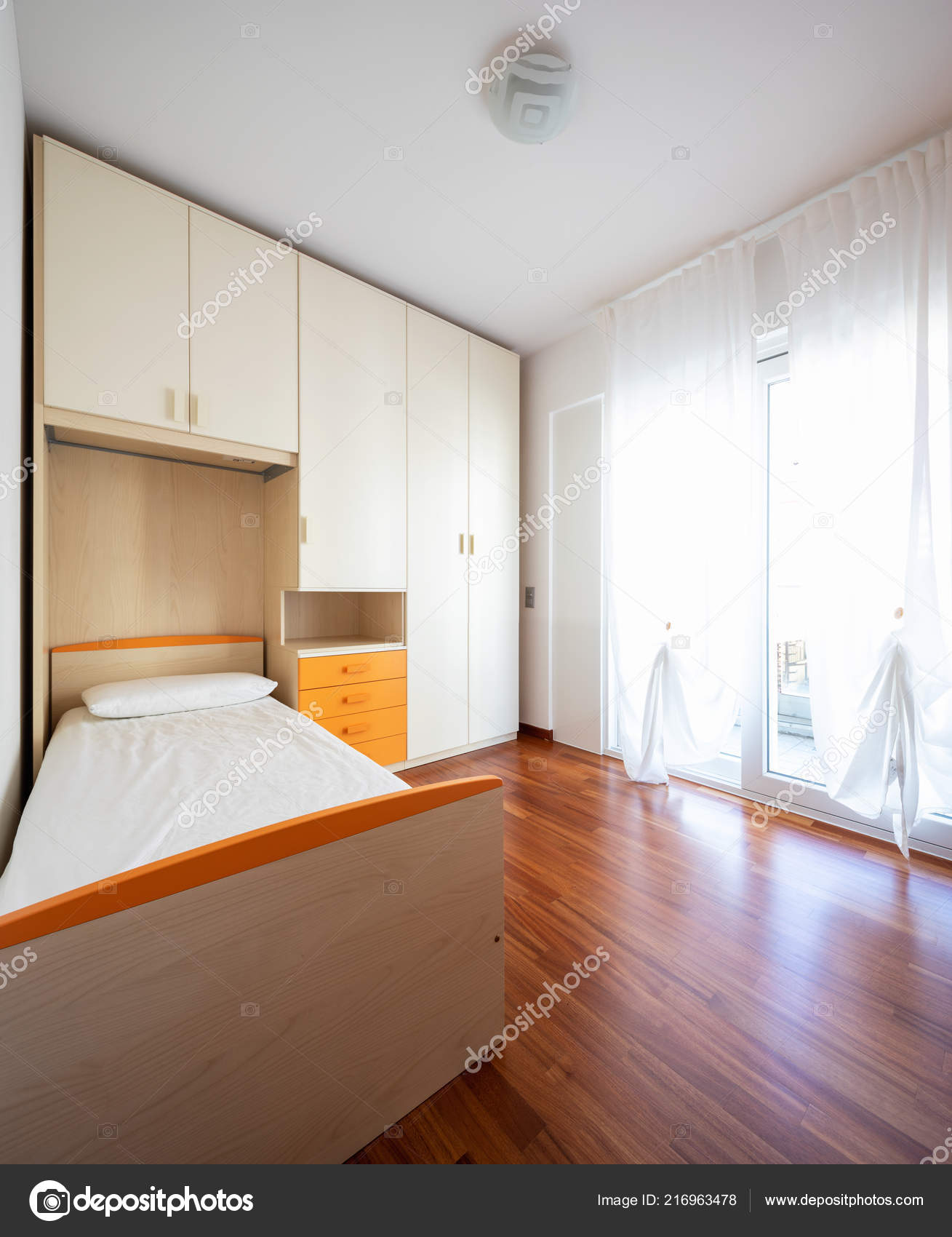 Boys Bedroom Wardrobe Window Nobody Stock Photo C Zveiger 216963478