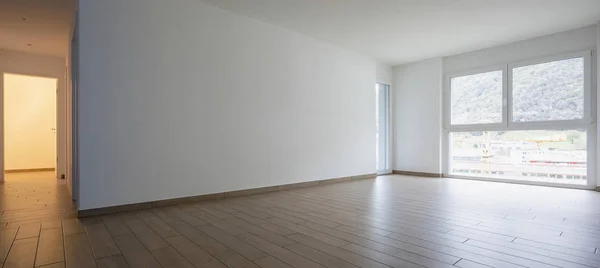 Living Room Window Corridor Nobody — Stock Photo, Image