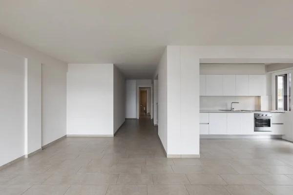 Cozinha Moderna Apartamento Vazio Ninguém Dentro — Fotografia de Stock