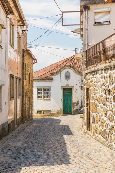 Straße Eines Portugiesischen Dorfes Goncalo Niemand Der Nähe — Stockfoto