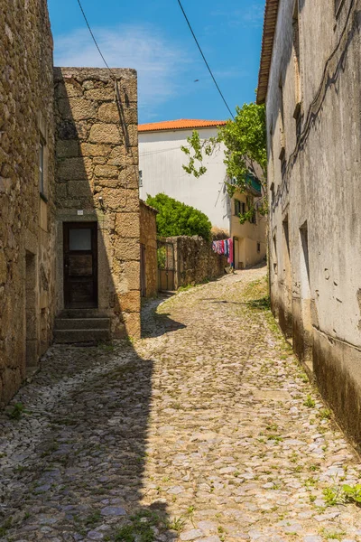 Rue Village Portugais Goncalo Personne Dans Coin — Photo