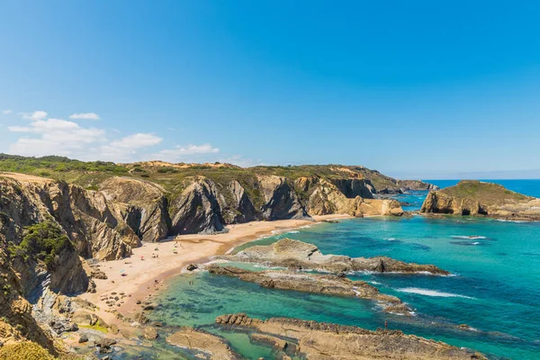 Portugal Klippor Atlanten Sommardag Landskap — Stockfoto