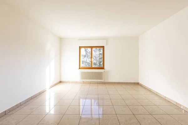 Innenraum Eines Leeren Raumes Mit Nur Einem Fenster Wir Sehen — Stockfoto