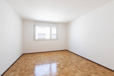 Vintage parke ile boş oda