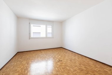 Vintage parke ile boş oda