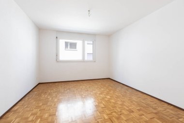 Vintage parke ile boş oda