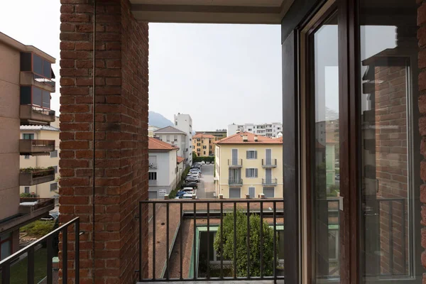 Blick von der Terrasse der Stadtwohnung — Stockfoto