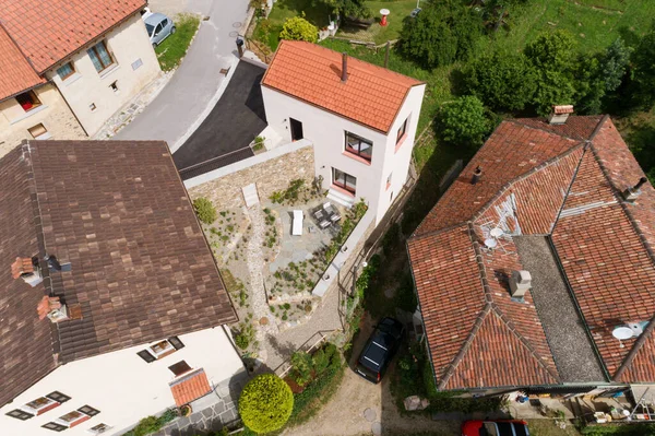 Klein Rustiek Landhuis Buiten Niemand Buurt Zwitserse Lin — Stockfoto