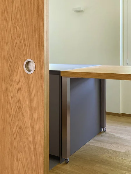 View Kitchen Detail Sink Worktop Nobody Concept — Stock Photo, Image