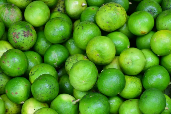 Limones Verdes Mercado — Foto de Stock