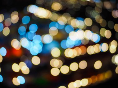 renkli bokeh arka plan, güzel parlak Noel ışıkları