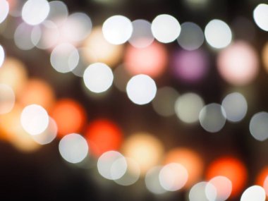 renkli bokeh arka plan, güzel parlak Noel ışıkları