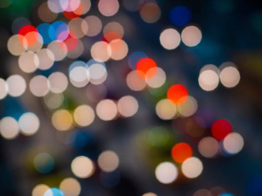 renkli bokeh arka plan, güzel parlak Noel ışıkları