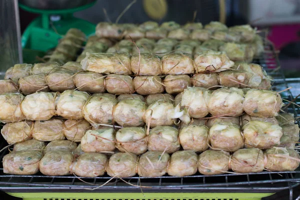 Rollo Carne Cangrejo Frito Comida China Para Aperitivo Comida Callejera —  Fotos de Stock
