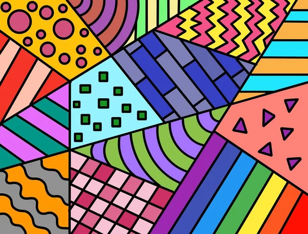 hand drawn multicolored background, shapes, paint, art, geometric abstract, Handwritten - illustration
