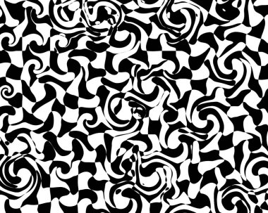 Masaüstü duvar kağıdı veya Web sitesi tasarımı için siyah ve beyaz soyut arka plan, metin için kopya alanı ile şablon.-Illustration