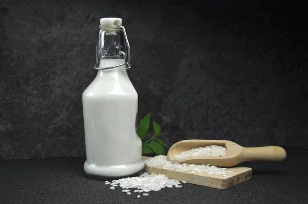 Ris Mjölk Bio Organiska Wege — Stockfoto
