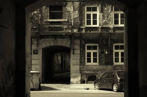 Edificios Antiguos Warsaw Praga — Foto de Stock