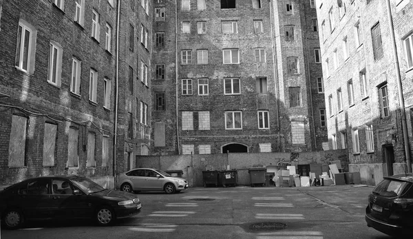 Stare Budynki Warszawa Praga — Zdjęcie stockowe