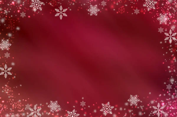 Winter Christmas Background Snowflakes — Stock Photo, Image