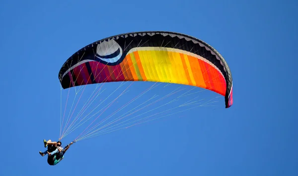 Paragliding Léto Aktivní Extrémní Sport — Stock fotografie