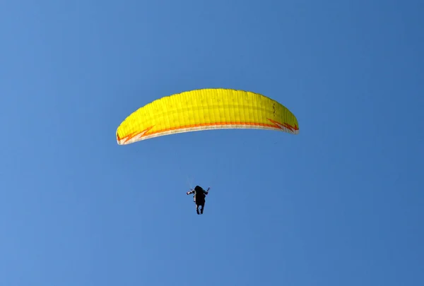 Parapente Esporte Verão Extremo — Fotografia de Stock