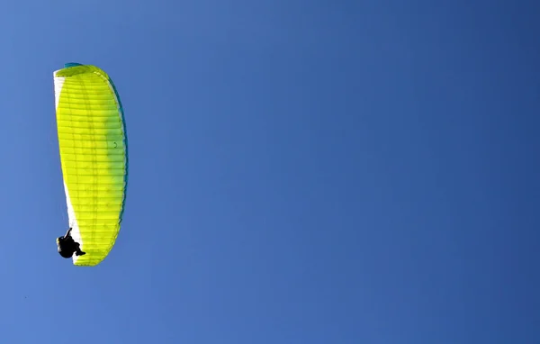 Parapente Verão Ativo Esporte Extremo — Fotografia de Stock