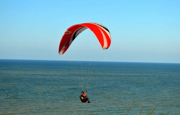 Parapente Passatempo Esporte Verão — Fotografia de Stock