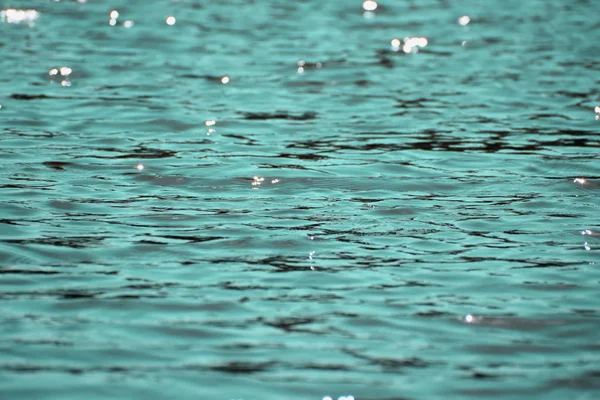 Água Lago Com Reflexos Sol — Fotografia de Stock