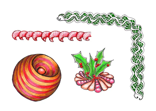 Noel ve yeni yıl çizim