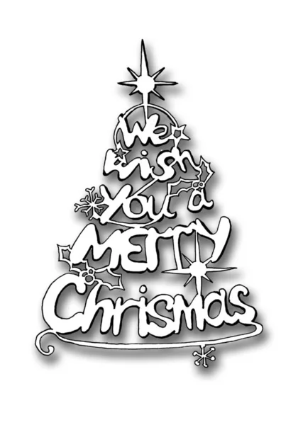 Yeni yıl kompozisyon doodle tarzı