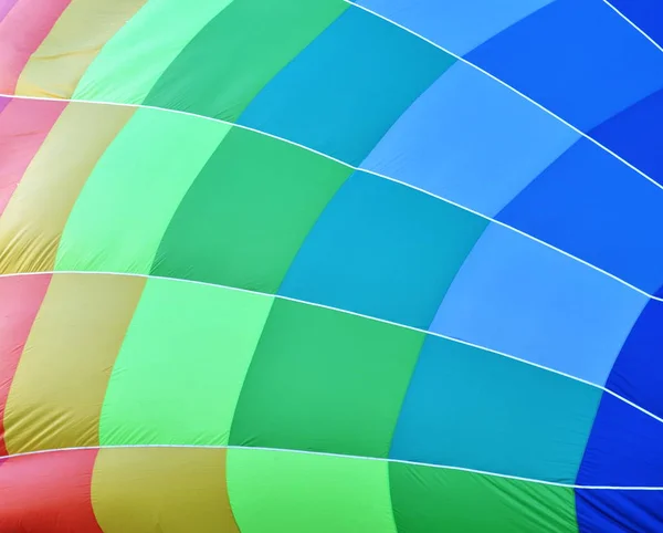 Colorato Sfondo Palloncino Aria Calda Con Colori Blu Verde — Foto Stock