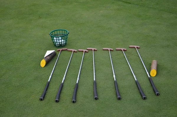 Golf Club Green Grass Background — Stock Photo, Image