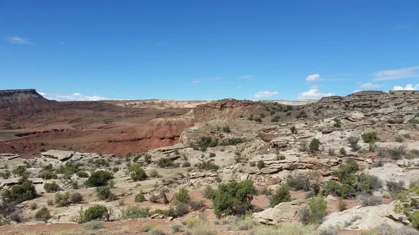 Vista Las Tierras Montañosas Cañoneras Utah — Foto de Stock