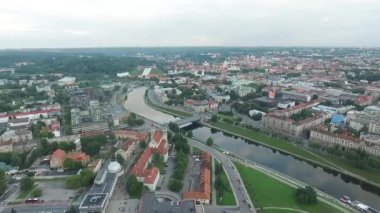 Şehrin Nehri yakınında üzerinde havadan görünümü