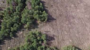 Rotasyon ile ülke üzerinden havadan görünümü