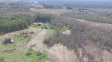 Uçuş çiftlik üzerinde video