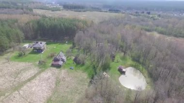 Uçuş çiftlik üzerinde video