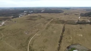 Manzara üzerinde uçuş video