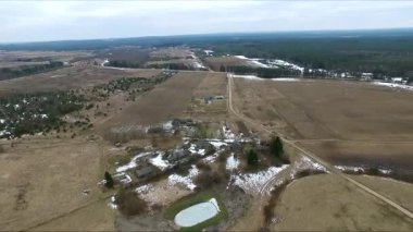 Manzara üzerinde uçuş video