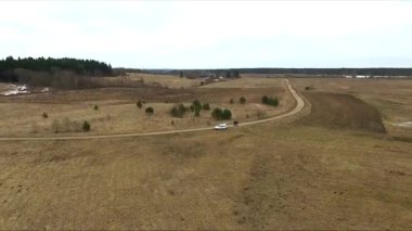 Manzara üzerinde uçuş video