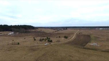 Manzara üzerinde uçuş video