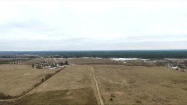 Manzara üzerinde uçuş video