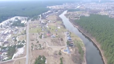 Uçuş bitti küçük kasaba