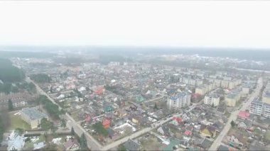 Uçuş bitti küçük kasaba Forest yakınındaki