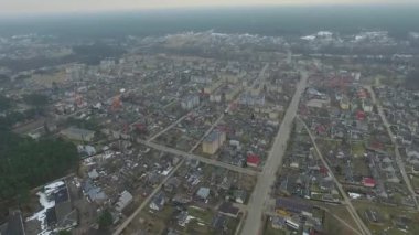 Panorama bitti küçük kasaba döndürme