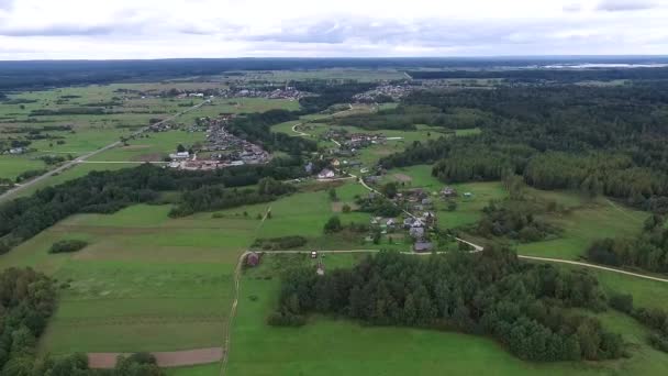 Video Van Het Vliegen Landschap — Stockvideo