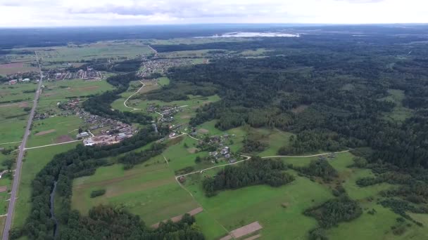 Video Van Het Vliegen Landschap — Stockvideo