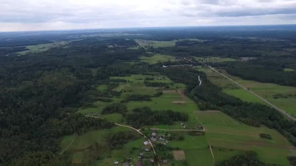 Video Panorama Över Landsbygden — Stockvideo