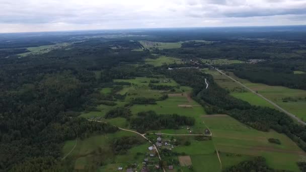 Video Vom Panorama Über Die Landschaft — Stockvideo